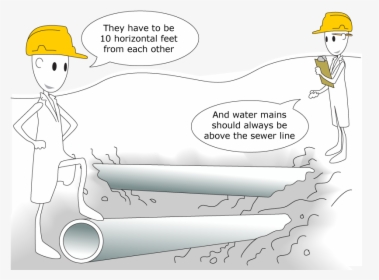 Sewer Line Water Line, HD Png Download, Transparent PNG