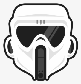 Trooper Scout Illustration Dailydoodle Sticker Stormtrooper - Diving Mask, HD Png Download, Transparent PNG