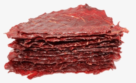 Piled Up Slices Of Beef Jerky - Sheet Of Beef Jerky, HD Png Download, Transparent PNG