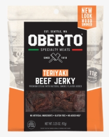 Ob Teriyaki Beef Jerky - Us Beef Jerky Brands, HD Png Download, Transparent PNG