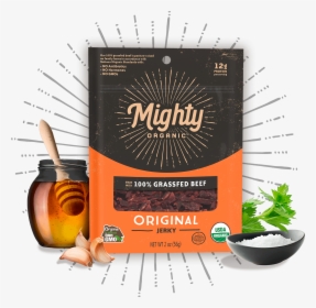 Original - Mighty Organic Beef Jerky, HD Png Download, Transparent PNG