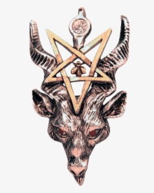 Gothic Baphomet Necklace - Black Magic Goat, HD Png Download, Transparent PNG