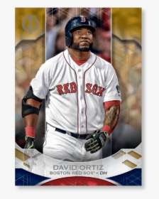 David Ortiz 2019 Topps Tribute Base Cards Poster Gold - Baseball Player, HD Png Download, Transparent PNG