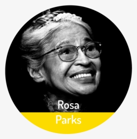 Mujeres Con Valor - Rosa Parks Black And White, HD Png Download, Transparent PNG