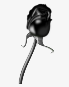 Rosa Negra Svg Clip Arts - Animated Black Rose Png, Transparent Png, Transparent PNG