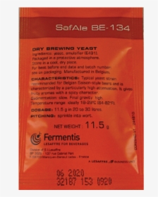 Dry Yeast, Safale Be-134 - Amber, HD Png Download, Transparent PNG