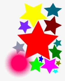 Graphic Design,star,symmetry - أشكال نجوم, HD Png Download, Transparent PNG