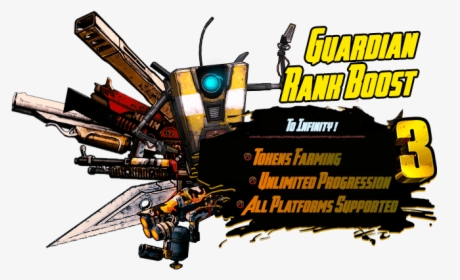 To Infinity Guarding Rank Boost Borderlands3 - Explosive Weapon, HD Png Download, Transparent PNG