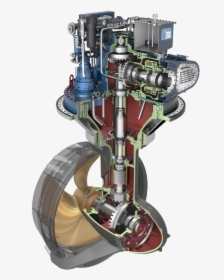 Steerable Thruster Cutout - Wartsila Steerable Thrusters, HD Png Download, Transparent PNG