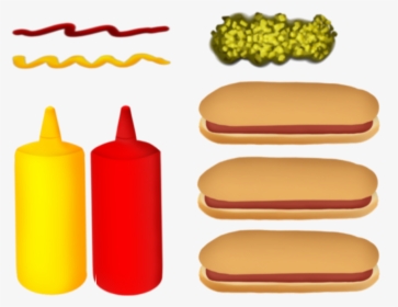 #hotdogs #condiments #ketchup #mustard #relish #madewithpicsart - Fast Food, HD Png Download, Transparent PNG