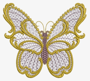 Embroidery Designs In Gold, HD Png Download, Transparent PNG