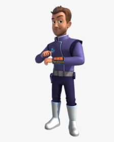 Captain Joe Callisto Purple Suit - Miles From Tomorrowland Phoebe And Leo, HD Png Download, Transparent PNG