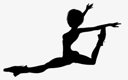 Girl Jumping Silhouette, HD Png Download, Transparent PNG
