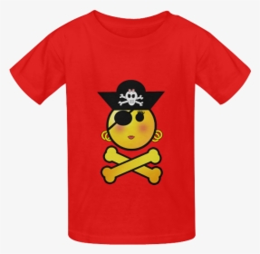 Smiley Emoji Girl Kid S Classic T-shirt - Kids T Shirt Png, Transparent Png, Transparent PNG
