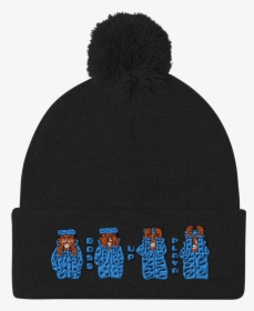 Image Of Boss Up Playa Pom Pom Beanie - Beanie, HD Png Download, Transparent PNG