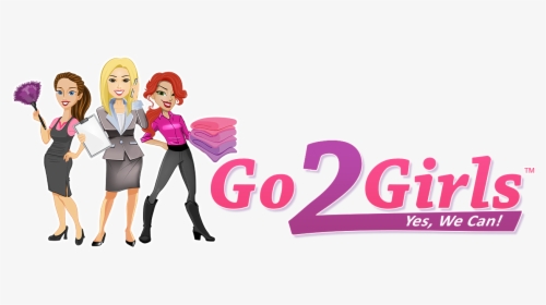 Go 2 Girls Professional Home Cleaning & Laundry Services - 2 Girls Cleaning, HD Png Download, Transparent PNG