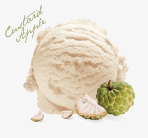 Custard Apple Ice Cream Scoop, HD Png Download, Transparent PNG