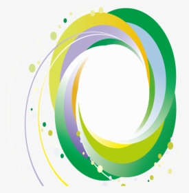 #mq #green #circle #circles #swirls #swirl - Abstract Green Circle Design, HD Png Download, Transparent PNG