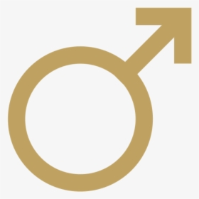 Mars Symbol In Gold - Blue Male Gender Symbol, HD Png Download, Transparent PNG