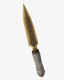 The Runescape Wiki - Bronze Knife Transparent, HD Png Download, Transparent PNG