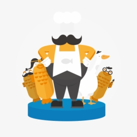 The Fishfinger Team - Illustration, HD Png Download, Transparent PNG