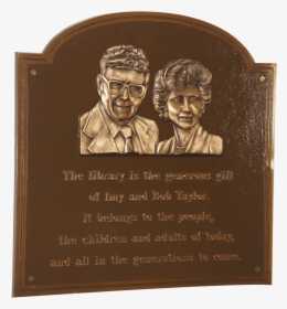 Daleville Community Library Founders - Commemorative Plaque, HD Png Download, Transparent PNG