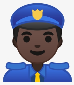 Police Officer Emoji , Png Download - Policia Clipart, Transparent Png, Transparent PNG