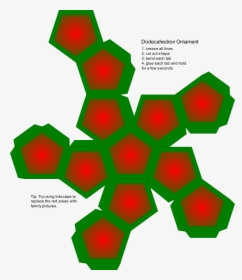 Dodecahedron Ornament - Dodecahedron, HD Png Download, Transparent PNG