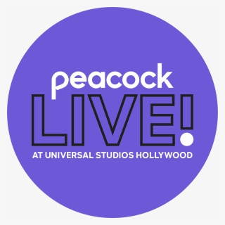 Peacock Live Logo - Circle, HD Png Download, Transparent PNG