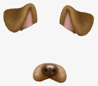 Snapchat Tumblr Overlay Dog Perro Brown Marrón - Dog Ears Snapchat Filter, HD Png Download, Transparent PNG