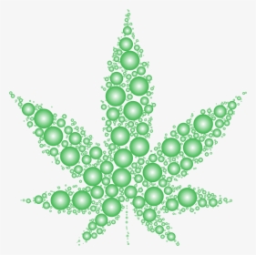 Marijuana Leaf Circles Prismatic - Pot Leaf Svg Free, HD Png Download, Transparent PNG