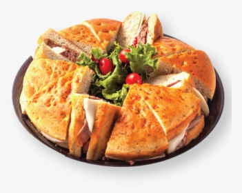 Beef Focaccia Sandwich Tray - Transparent Background Fast Food Png, Png Download, Transparent PNG