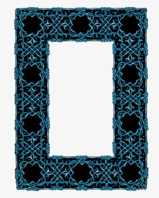 Blue,picture Frame,rectangle - Celtic Knotwork Border, HD Png Download, Transparent PNG
