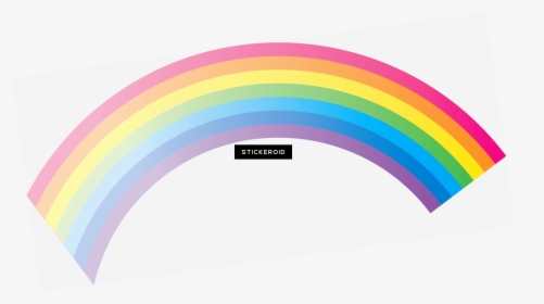 Nyan Cat Long Rainbow - Rainbow Png Cartoon, Transparent Png, Transparent PNG
