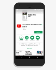 Youtube Tv For Android - Latest Version Of Grab App, HD Png Download, Transparent PNG