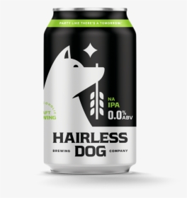 New201900012 Hairlessdog Ipa Rgb - Hairless Dog Non Alcoholic Beer, HD Png Download, Transparent PNG