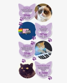 Keyboard Cat Meme - Paw, HD Png Download, Transparent PNG