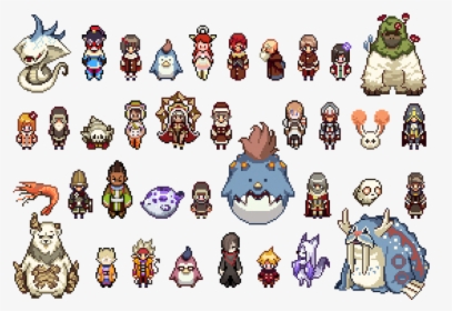 Dot Characters - Am Setsuna Pixel Art, HD Png Download, Transparent PNG