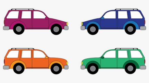 Cars Colorful Vehicles Free Photo - Cars Driving Clip Art, HD Png Download, Transparent PNG