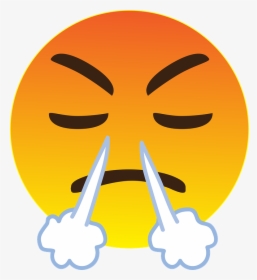 Transparent Angry Face Emoji Png - Anger Emoji, Png Download
