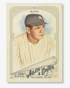 2018 Topps Allen & Ginter Babe Ruth Base Poster - Baseball, HD Png Download, Transparent PNG