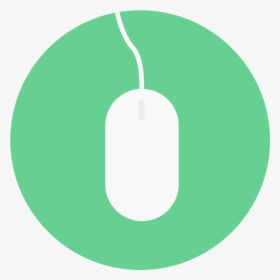 Computer Mouse Icon Circle - Mon B2i, HD Png Download, Transparent PNG