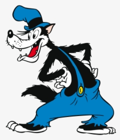 Big Bad Wolf Gray Wolf The Walt Disney Company Cartoon - Big Bad Wolf Cartoon, HD Png Download, Transparent PNG