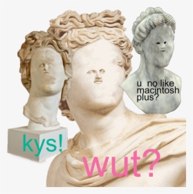 Macintosh Plus Statue Png - Aesthetic Roman Bust, Transparent Png, Transparent PNG