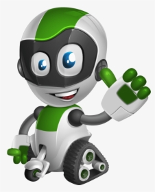 Green Thumbs Up Png , Png Download - Animated Robots, Transparent Png, Transparent PNG