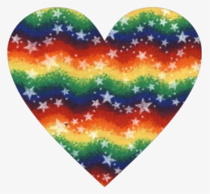 #heart #rainbow #vintage #stars #retro #love #hearts - Heart, HD Png Download, Transparent PNG