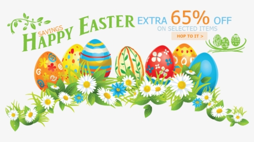 Easter Banner Png, Transparent Png, Transparent PNG