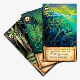Lr Cardfan - Lost In R Lyeh Board Game, HD Png Download, Transparent PNG
