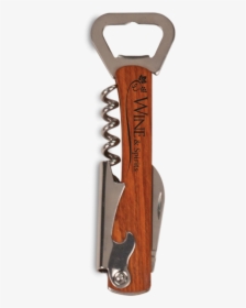 Wooden Bottle Opener & Wine Corkscrew - Weapon, HD Png Download, Transparent PNG