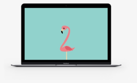 Flamingo Laptop - Led-backlit Lcd Display, HD Png Download, Transparent PNG